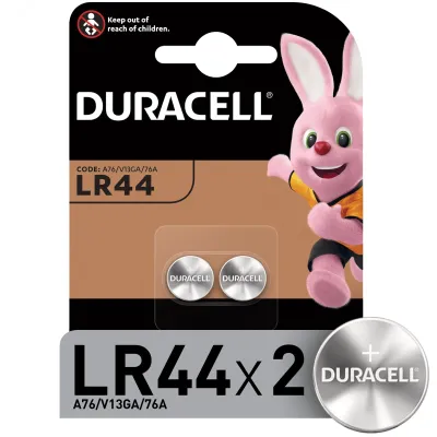 Щелочная батарейка Duracell Specialty LR44 типа таблетка, 1,5 В, упаковка из 1 шт. (76A / A76 / V13GA), предназначена для использования в игрушках, калькуляторах