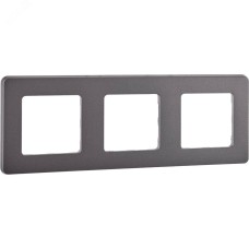 Рамка 3-местная дымчатый INSPIRIA