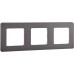 Рамка 3-местная дымчатый INSPIRIA