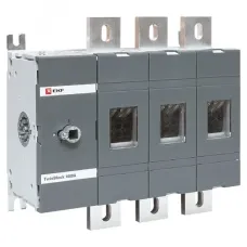 Рубильник 1600A 3P без рукоятки управления Twin block