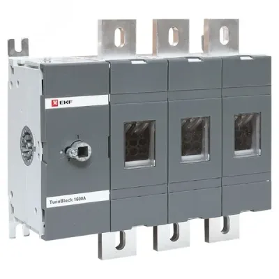 Рубильник 1600A 3P без рукоятки управления Twin block