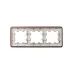 BRITE Рамка 3 поста РУ-3-1-Бр металл коричневый RE AL IEK