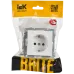 BRITE Розетка 1-местная с заземлением без защитных шторок 16А РС11-1-0-БрАБ арктический белый IEK