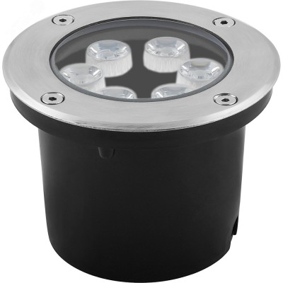 Светильник тротуарный, 6LED RGB, 6W,120xH90mm, внутренний диаметр: 90mm, IP 67, SP4112, артикул 32017