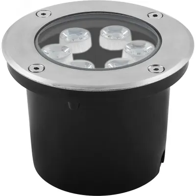 Светильник тротуарный, 6LED RGB, 6W,120xH90mm, внутренний диаметр: 90mm, IP 67, SP4112, артикул 32017