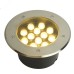 Светильник тротуарный,12LED теплый белый, 12W, 180xH85mm, внутренний диаметр: 130mm, IP 67, SP4114, артикул 32021