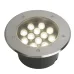 Светильник тротуарный, 12LED холодный белый, 12W, 180xH90mm, внутренний диаметр: 150mm, IP 67, SP4114, артикул 32022