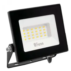 Прожектор светодиодный 2835 SMD 30W 6400K IP65 AC220V/50Hz, черный, LL-920