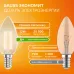 Лампа Gauss Filament Elementary Свеча 12W 730lm 2700К Е14 LED 1/10/100
