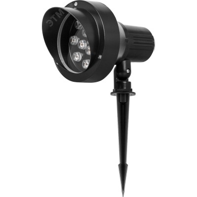 Тротуарный светодиодный светильник на колышке, 85-265V, 12W холодный белый IP65 ,SP2706, артикул 32132