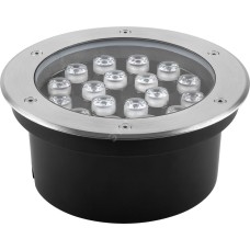Светильник тротуарный, 18LED холодный белый, 18W, 200xH90mm, IP67, SP2707, артикул 32135