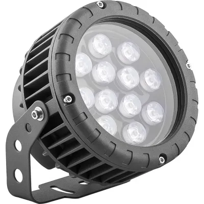 Светодиодный прожектор, D150xH200, IP65 12W 85-265V, RGB, LL-883, артикул 32142