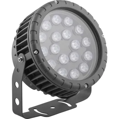 Светодиодный прожектор, D180xH230, IP65 18W 85-265V, RGB, LL-884, артикул 32145