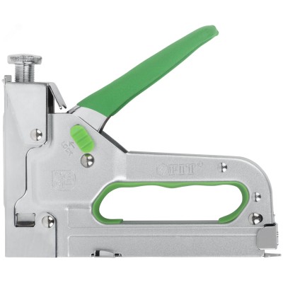 "Степлер 5-в-1 для широких скоб ""тип 140"", ""тип 53F"", ""тип 28"", ""тип 300"", ""тип 500"", 4-14 мм, рег