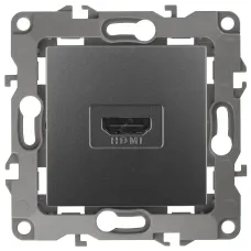 12-3114-12 ЭРА Розетка HDMI, IP20, Эра12, графит (10/100/3200)