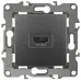 12-3114-12 ЭРА Розетка HDMI, IP20, Эра12, графит (10/100/3200)
