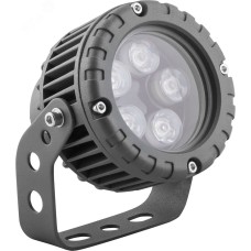 Светодиодный прожектор, D95xH130, IP65 5W 85-265V, зеленый ,LL-882, артикул 32234