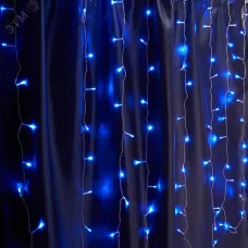 Гирлянда 230V 204 LED синий, IP44, сетевой шнур 3м в комплекте, CL19
