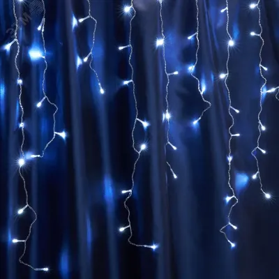 Гирлянда 230V 240 LED синий, длина 5,3м, IP44, сетевой шнур 3м в комплекте, CL23