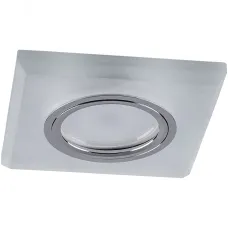 Светильник потолочный встраиваемый со светодиодной подсветкой 15LEDx2835 SMD 4000K, MR16 50W G5.3, белый матовый, CD8170 с драйвером в комплекте