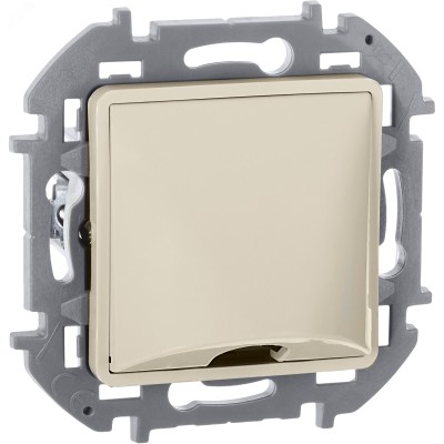 Вывод кабеля с зажимом для кабеля слоновая кость INSPIRIA