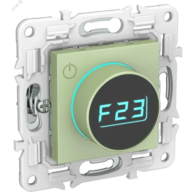 SKANDY Термостат электронный с индикацией SK-T01G мятный IEK
