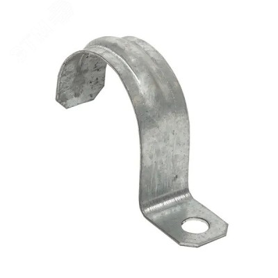 Скоба металлическая  однолапковая d31-32 мм (50шт.) EKF PROxima