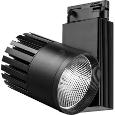 Светильник трековый светодиодный на шинопровод 30W, 2700 Lm, 4000К, 35 градусов, черный, 3-х фазный, AL105 с драйвером в комплекте