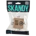 SKANDY Розетка двойная TV+RJ45 кат.6E SK-A15Sa песочный IEK
