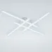 Светильник потолочный светодиодный ЭРА Модерн Nora CLL-1-62-RC WH с ДУ 62W 3000-6500К белый