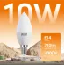 Лампа Gauss Elementary Свеча 10W 710lm 3000K Е14 LED 1/10/100