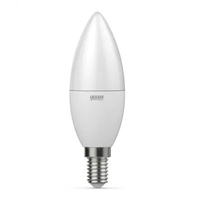 Лампа Gauss Elementary Свеча 12W 880lm 3000K Е14 LED 1/10/100