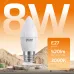 Лампа Gauss Elementary Свеча 8W 520lm 3000K Е27 LED 1/10/100