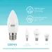 Лампа Gauss Elementary Свеча 6W 450lm 4100K Е27 LED 1/10/100