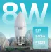 Лампа Gauss Elementary Свеча 8W 540lm 4100K Е27 LED 1/10/100