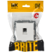 BRITE Розетка телефонная RJ11 РТ10-БрБ белый IEK