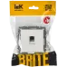 BRITE Розетка телефонная RJ11 РТ10-БрБ белый IEK