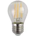 Лампочка светодиодная ЭРА F-LED P45-11W-840-E27 Е27 / Е27 11Вт филамент шар нейтральный белый свет