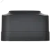 GLORY Розетка 2-местная для открытой установки с заземлением без защитных шторок 16А РС22-3-ХЧм черный матовый IEK