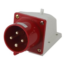 Вилка ЭРА VS-32-3P-PE-IP44 стационарная 524 3Р+РЕ 32А 380В IP44