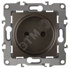 12-2105-13 ЭРА Розетка 2P, 16A-250В, IP20, Эра12, бронза (10/100/3200)
