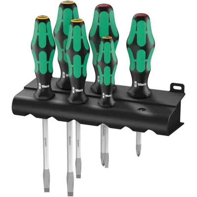 Набор отверток Kraftform Plus Lasertip + подставка 6 предметов. 334 SK/6 Rack