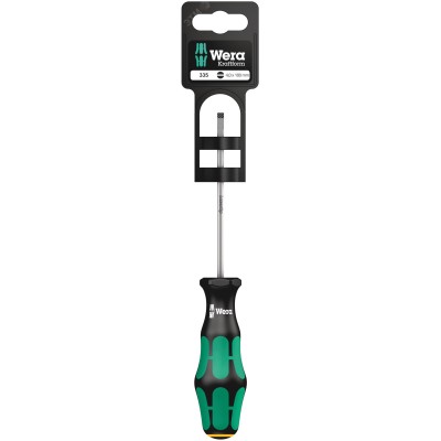 Отвертка шлицевая 335 SB SL 0.8X4X100 мм с держателем-еврослот
