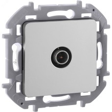 Розетка TV тип звезда алюминий INSPIRIA