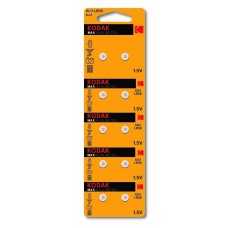Батарейки Kodak AG2 (396) LR726, LR59 [KAG2-10] MAX Button Cell (100/1000/98000)