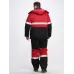 Костюм зимний Профи-Норд (тк.Смесовая,250) п/к, черный/красный,44-46,182-188