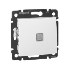 Выключатель 10A подсв БЕЛ VLN