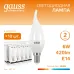Лампа Gauss Elementary Свеча на ветру 6W 420lm 3000K Е14 LED 1/10/50