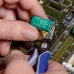 Прецизионные плоскогубцы захватные для электроники вороненые 135 мм