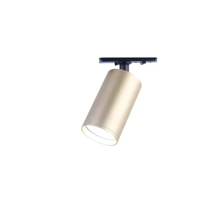 Трековый светильник однофазный ЭРА TR39-GU10 MG под лампу MR16 золото